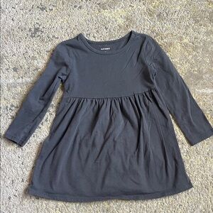 3T Old Navy Charcoal Long Sleeve Dress